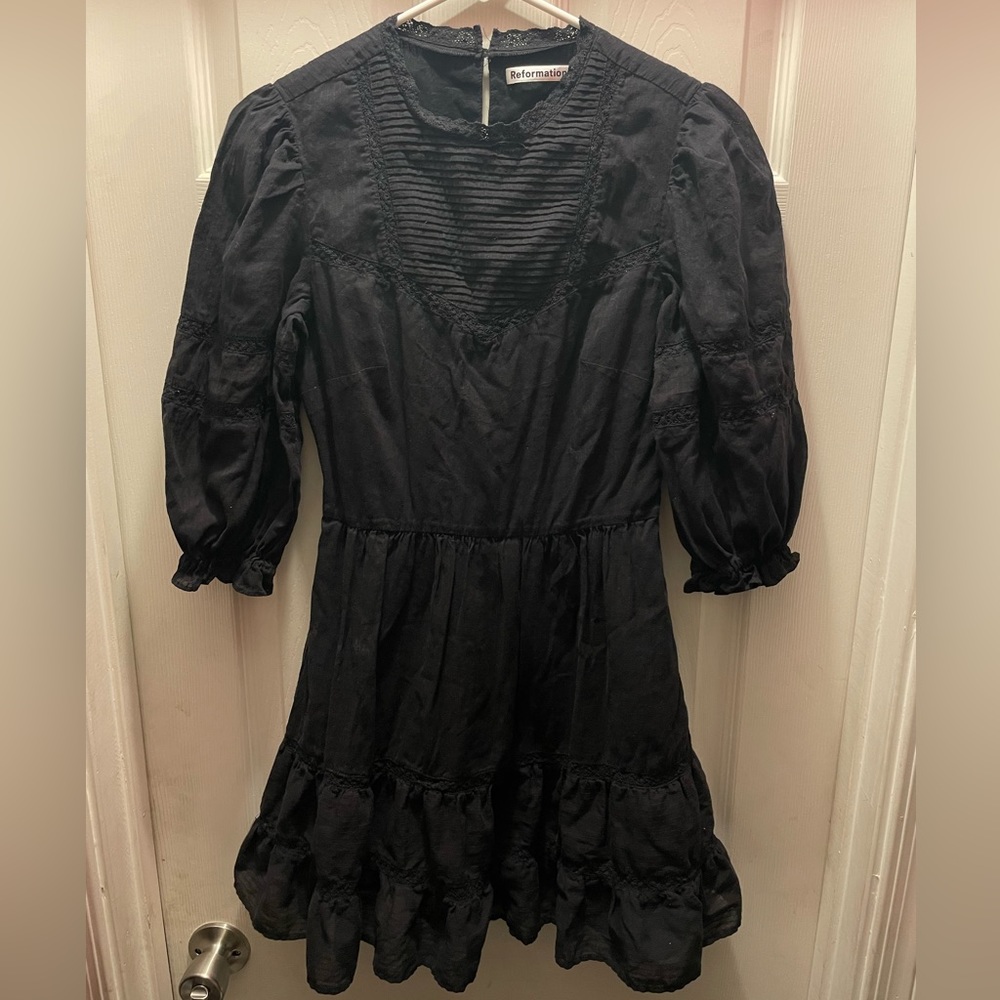 Reformation Black Dress